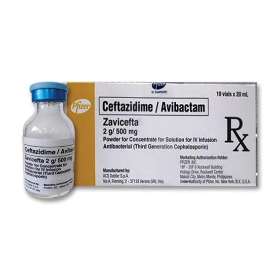 ZAVICEFTA Ceftazidime / Avibactam 2g / 500mg Powder for IV Infusion 10